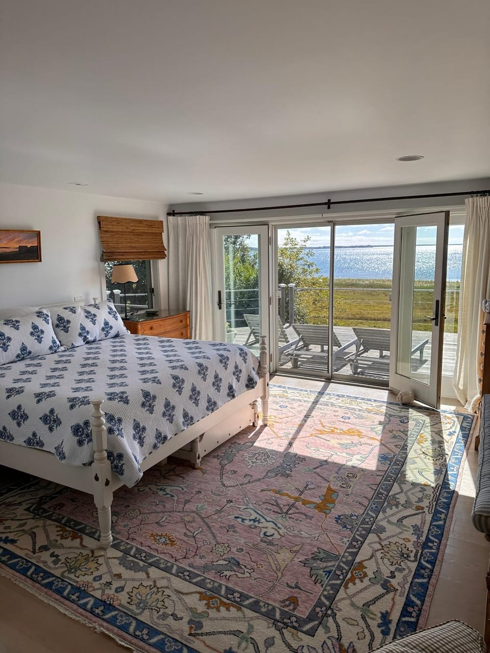 Bed, Bedroom, Sea view