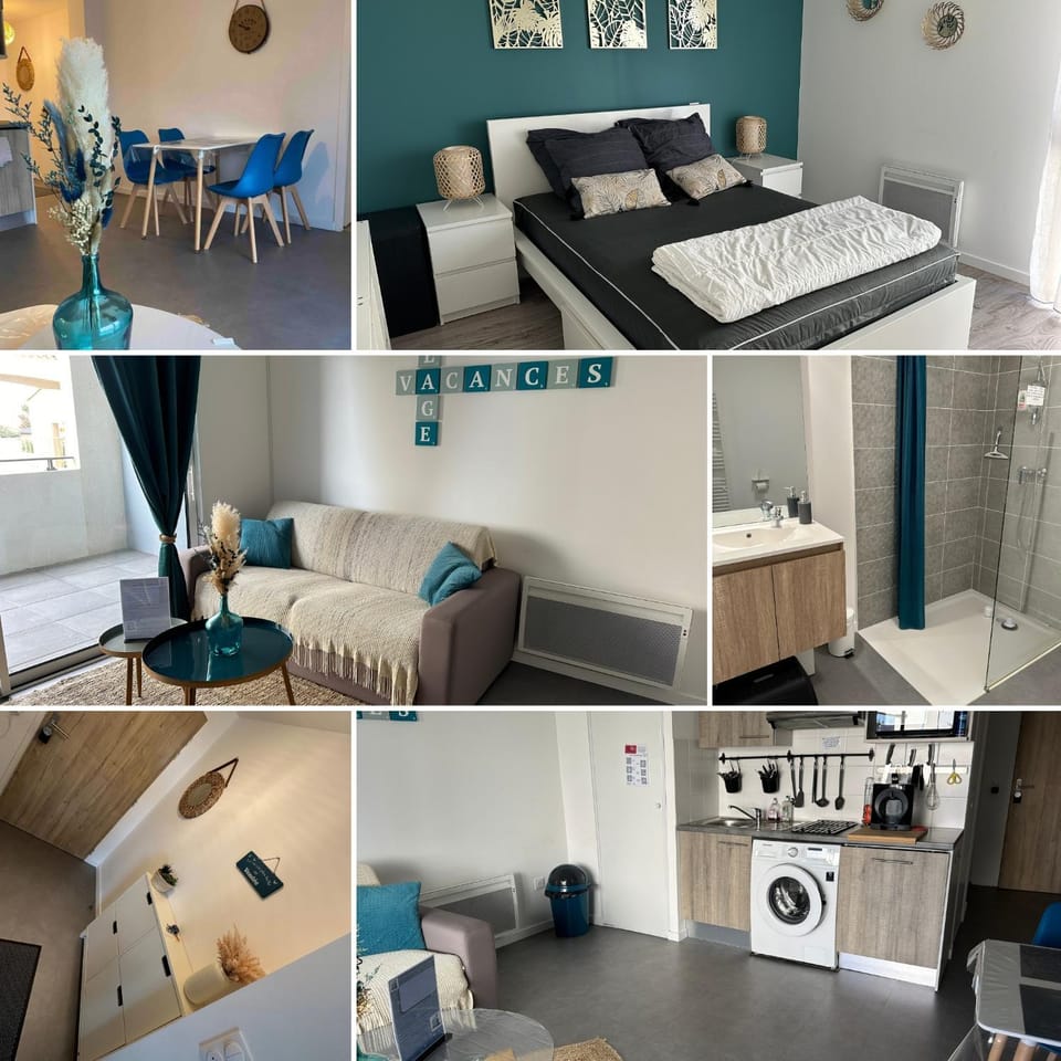 Kitchen or kitchenette, Living room, Dining area, Bedroom