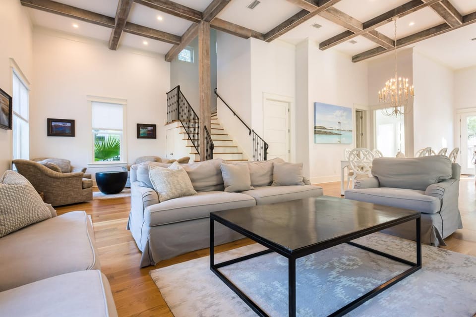 Aerial View House in Seaside
