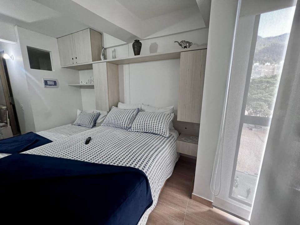 Bed, Photo of the whole room, Bedroom, towels, wardrobe