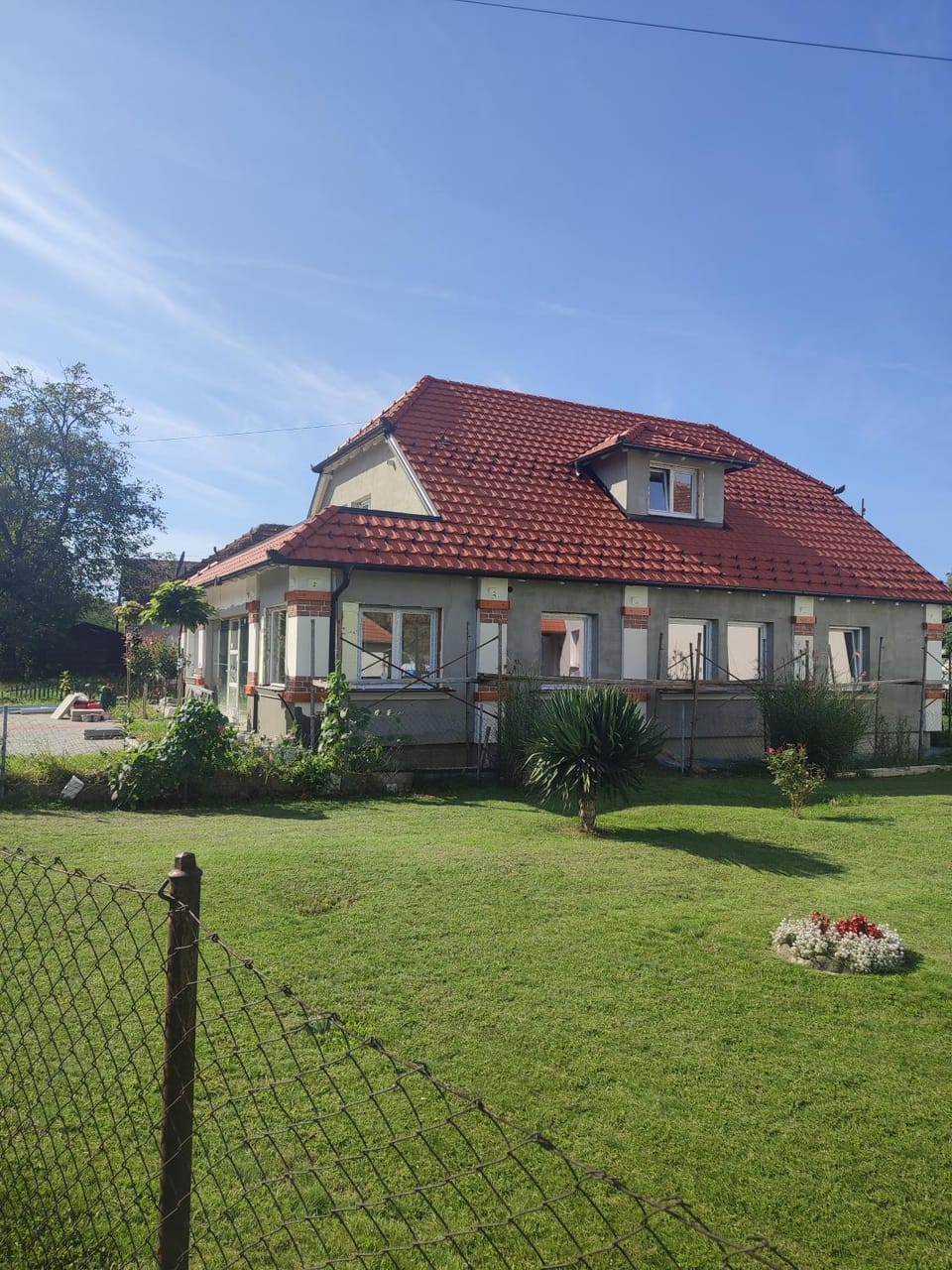 Property building, Spring, Garden view