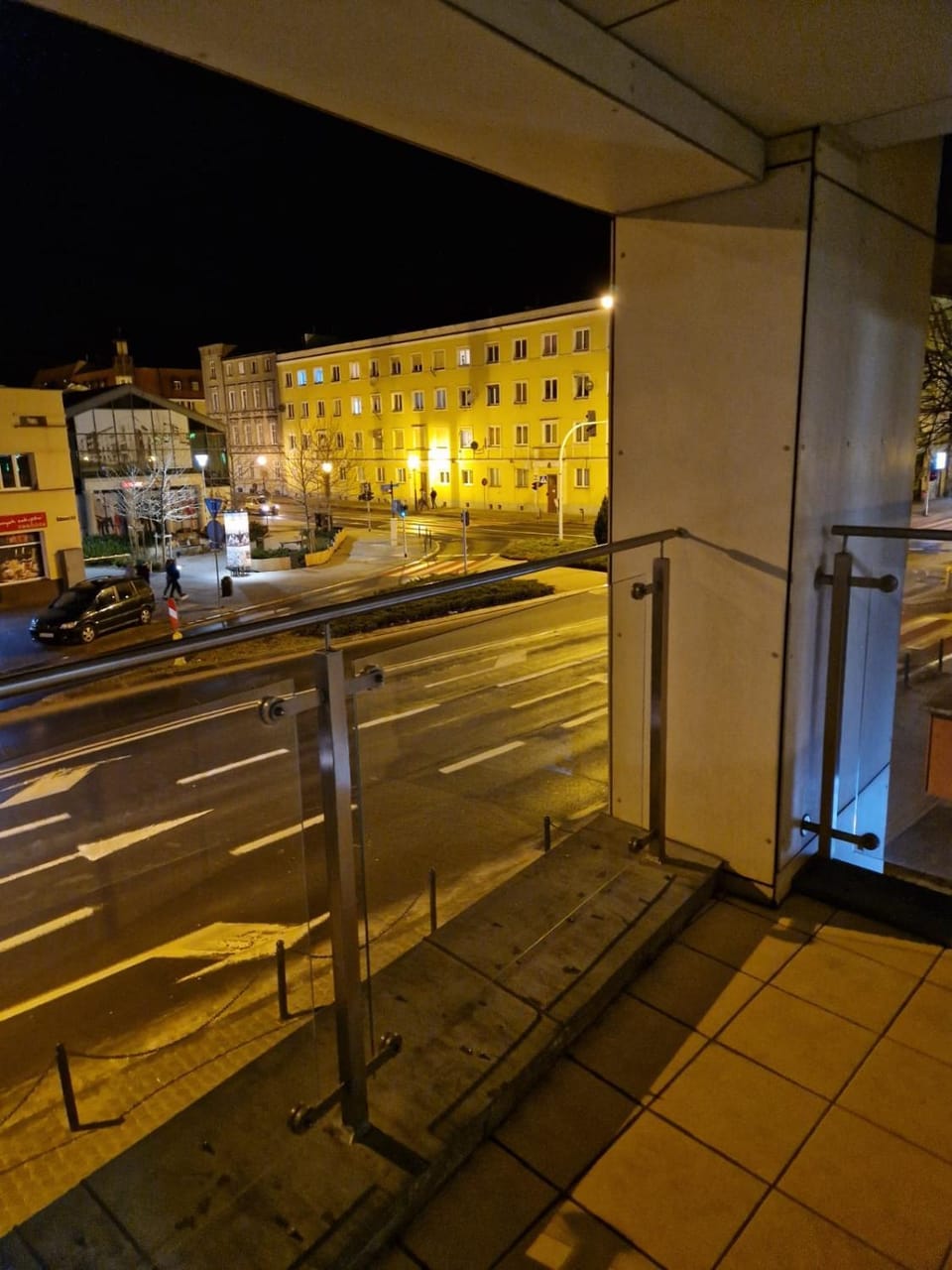 Night, View (from property/room), Balcony/Terrace