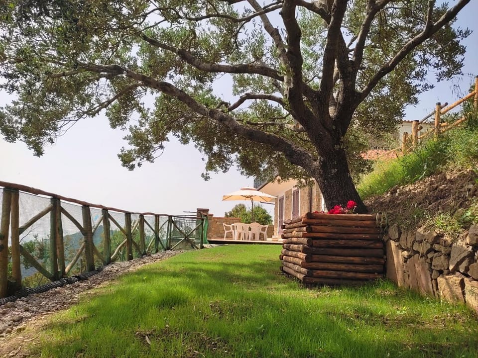 Il Ciuffo: ampia casa panoramica con parcheggio. House in Campania