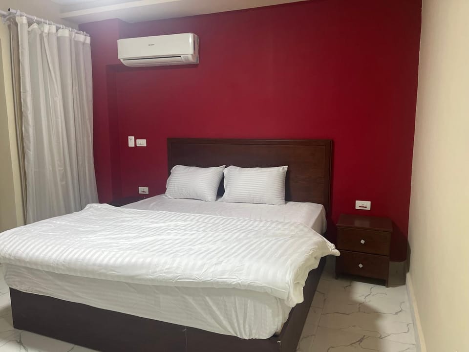 Bed, Bedroom, air conditioner