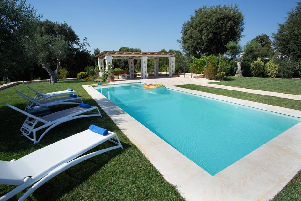 Garden, Swimming pool, sunbed