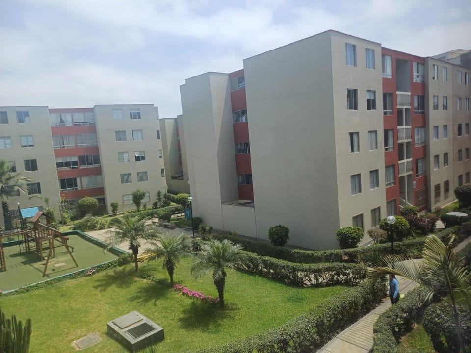 Property building, Children play ground, Garden view