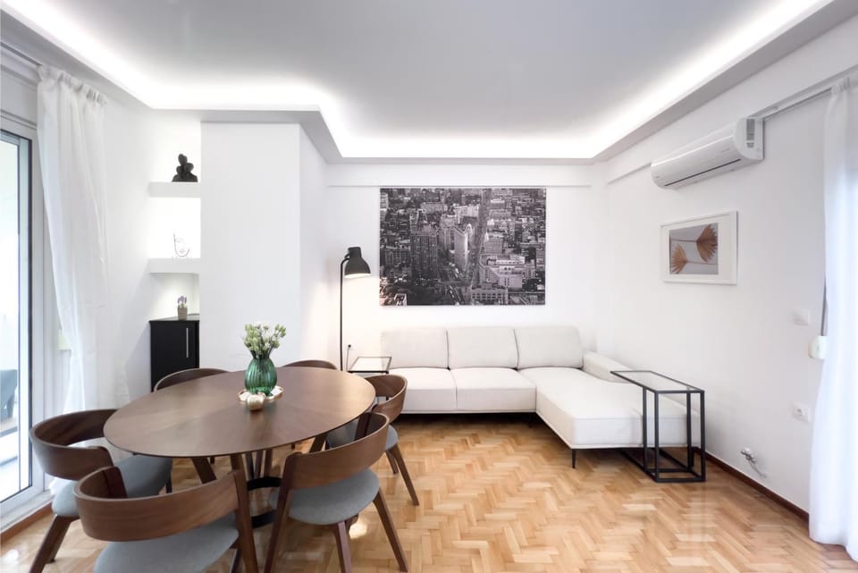 Living room, Seating area, Dining area