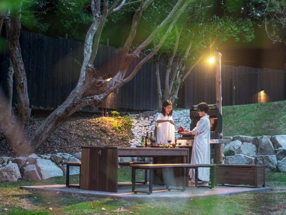BBQ facilities, Garden view