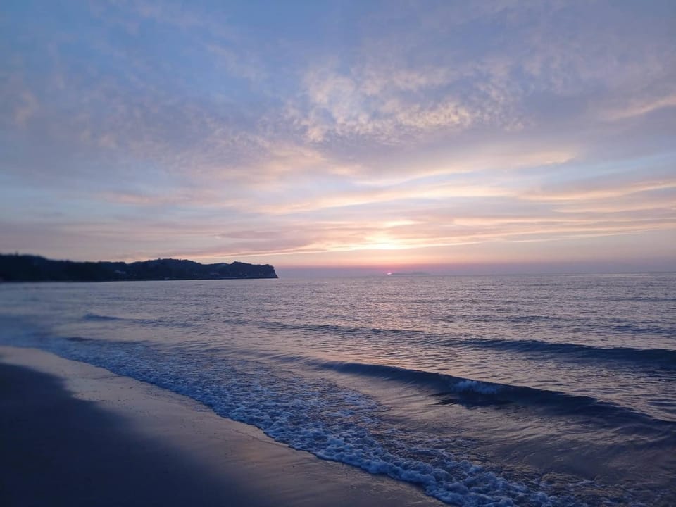 Nearby landmark, Natural landscape, Sea view, Sunset
