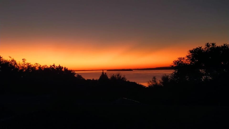 River view, Sunset