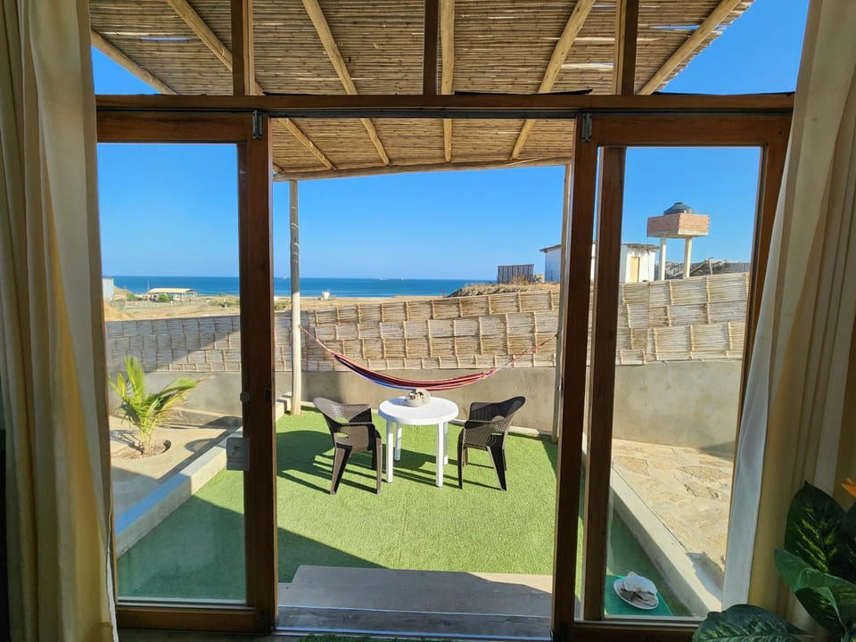 Patio, Natural landscape, Dining area, Sea view