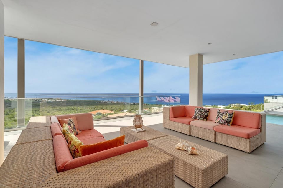 Patio, Seating area, Sea view
