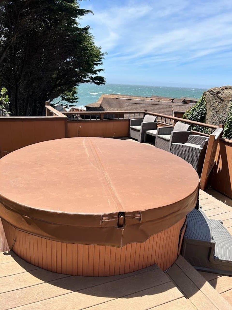 Oceanview Cabin 20 Private Jacuzzi Pet Friendly Cabin in California
