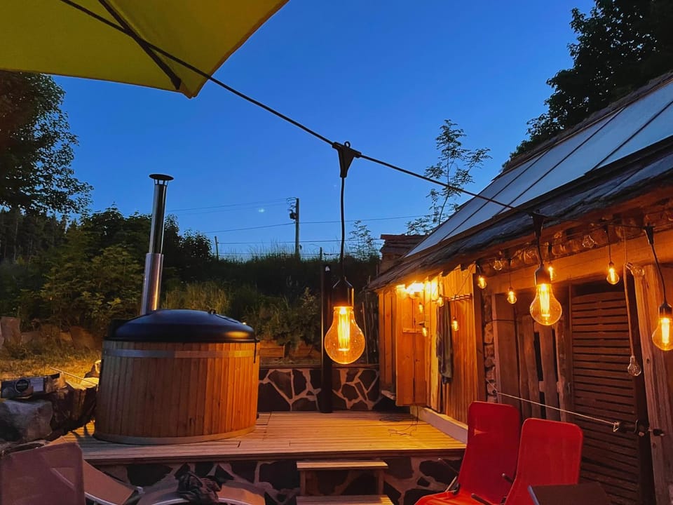Natural landscape, Hot Spring Bath, Solarium, Balcony/Terrace, Spa and wellness centre/facilities, Area and facilities, Sunset, Open Air Bath, Open Air Bath
