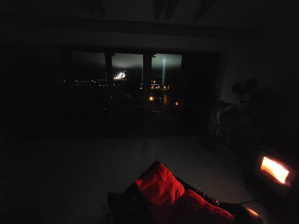 Night, Living room, Seating area