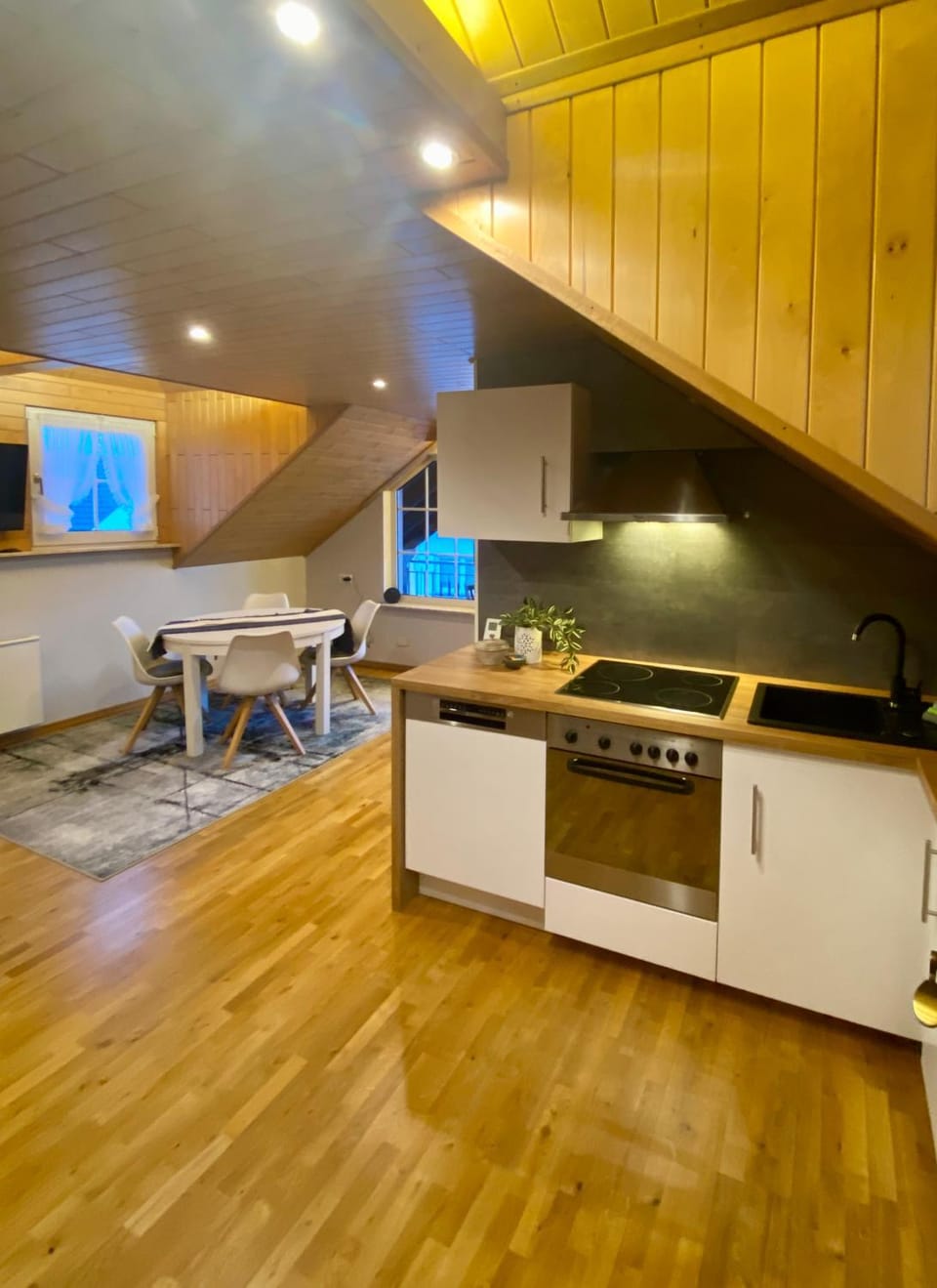 Kitchen or kitchenette, Dining area