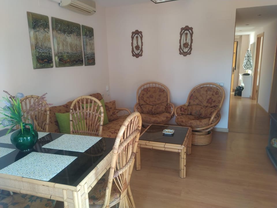 Living room, Dining area, air conditioner