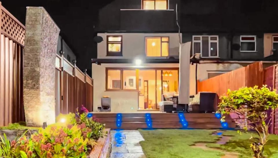 Night, Garden, Garden view