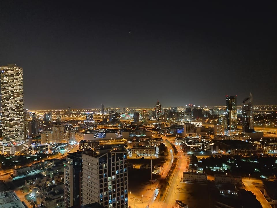 Night, Neighbourhood, Bird's eye view, Balcony/Terrace, City view