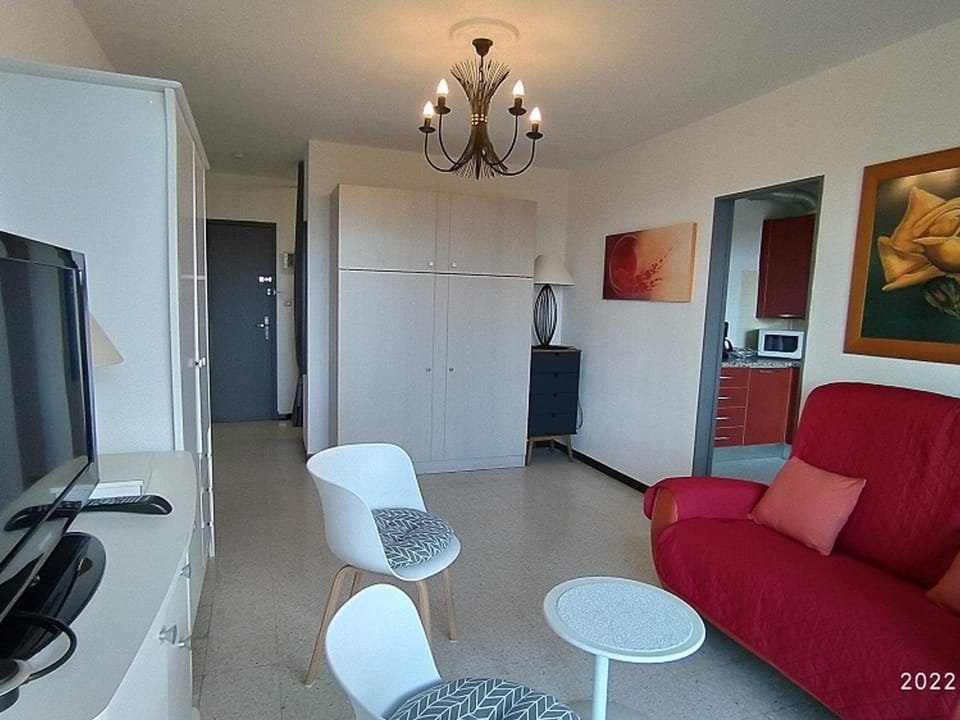 Studio 4 pers avec terrasse, vue montagne, parking, animaux admis - FR-1-776-39 Apartment in Argeles-sur-Mer