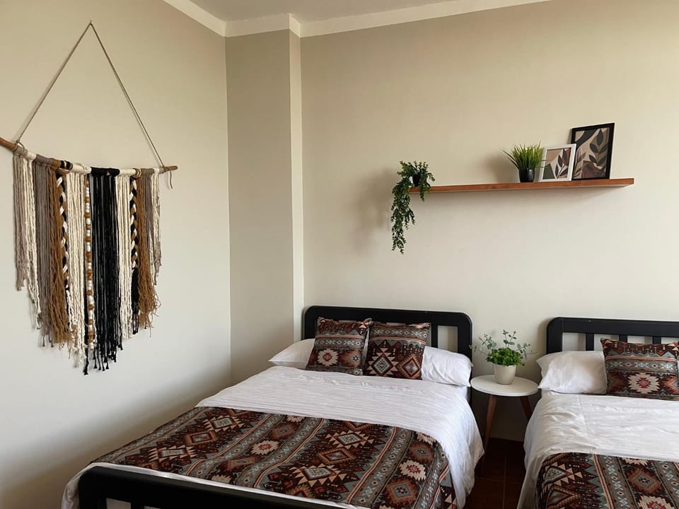 Bed, Decorative detail, Bedroom, Sea view