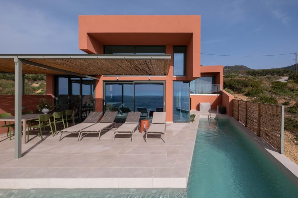 Casa Tarrha- Beachfront Villa with Heated Pool Villa in Crete