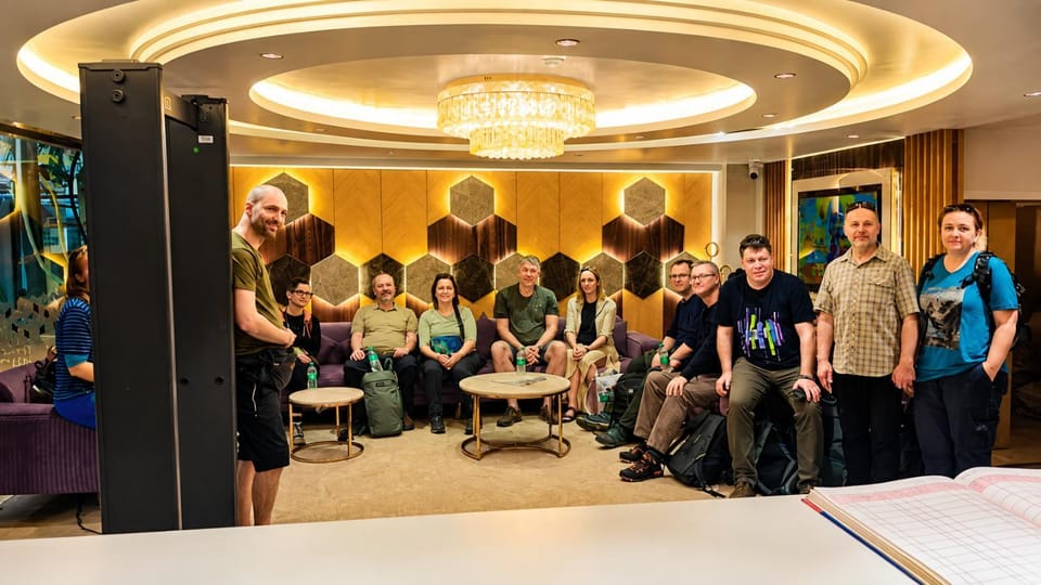 group of guests