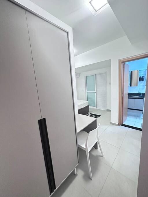 Bed, Bedroom, microwave, wardrobe, air conditioner