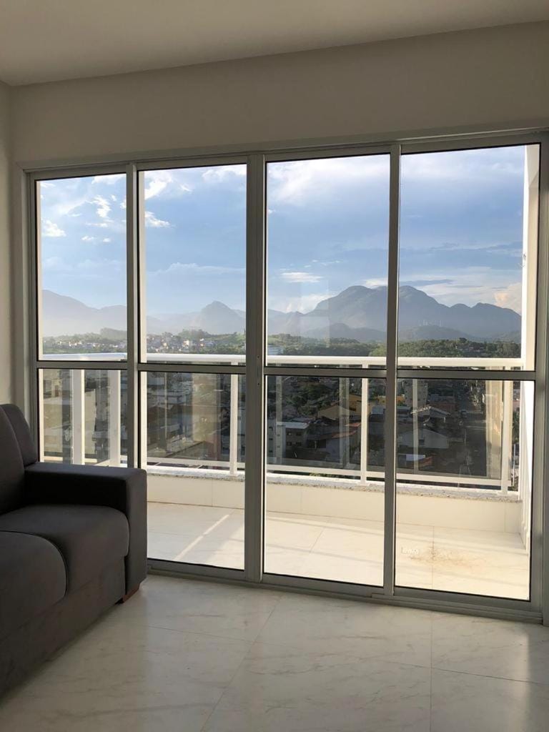 Natural landscape, View (from property/room), Balcony/Terrace, Living room, Seating area, Mountain view