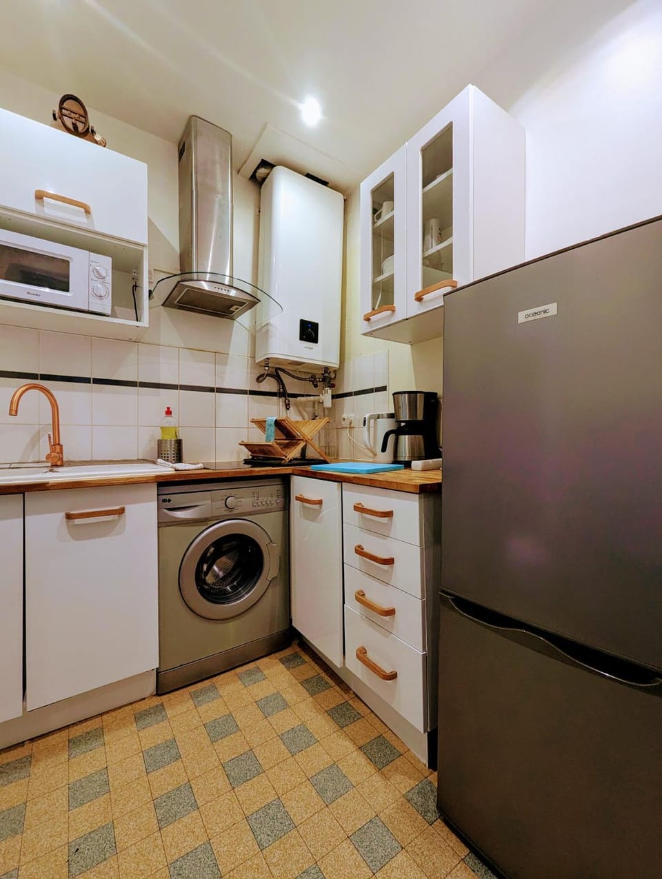 microwave, wardrobe, washing machine, kitchen