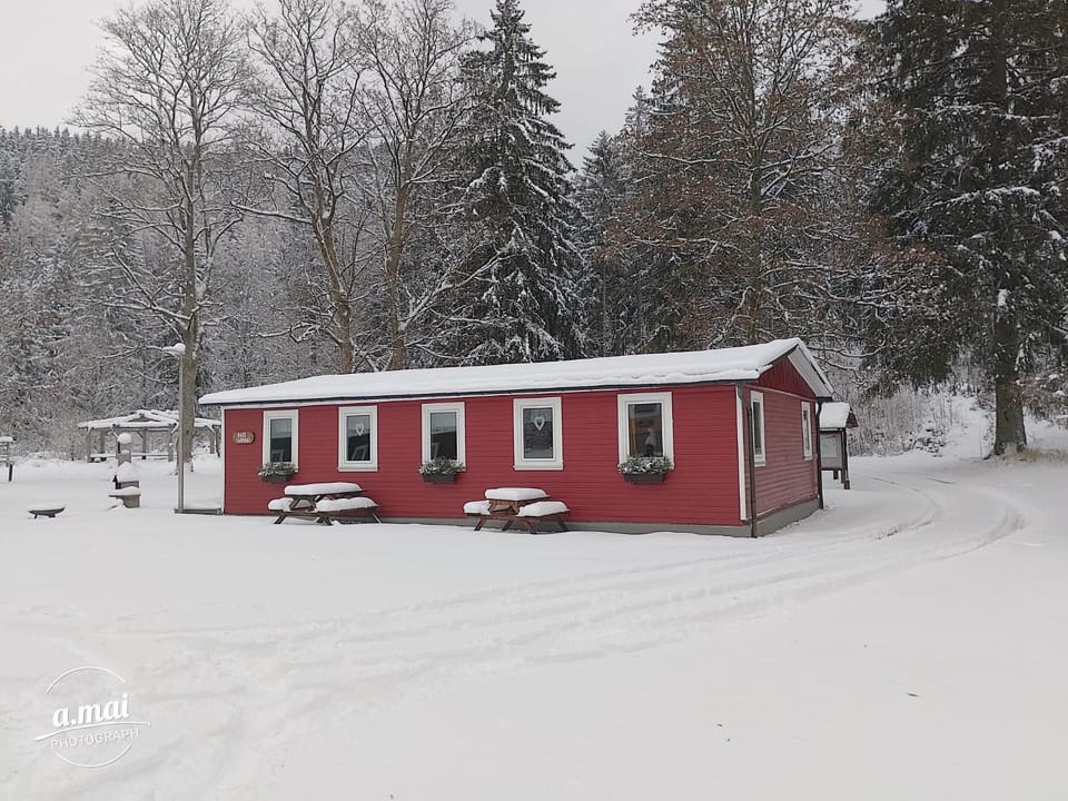 Property building, Day, Natural landscape, Winter