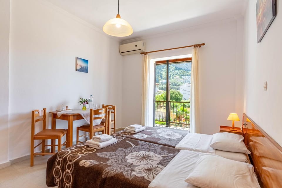 Property building, Living room, Bedroom