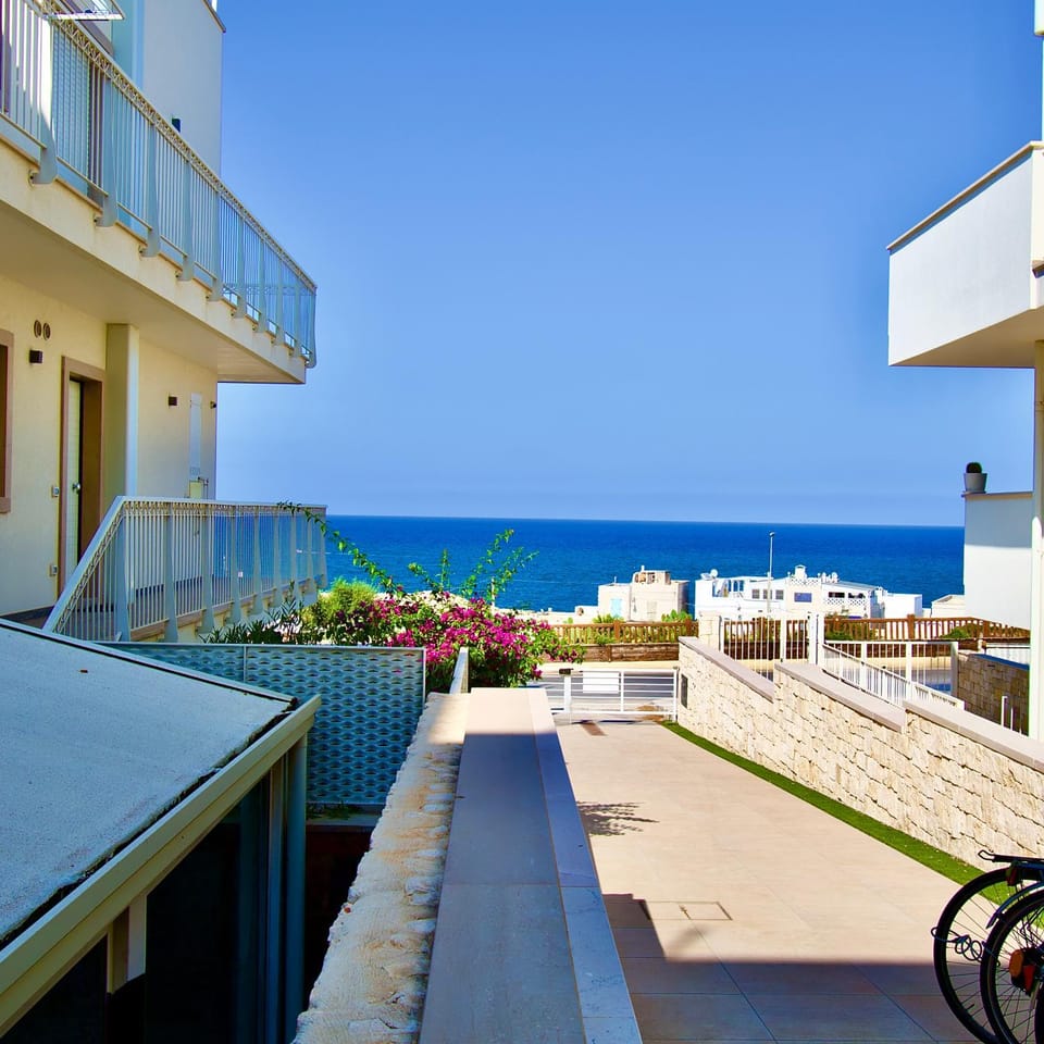 Property building, Natural landscape, View (from property/room), Balcony/Terrace, Sea view, Internal: Not applicable to any particular room