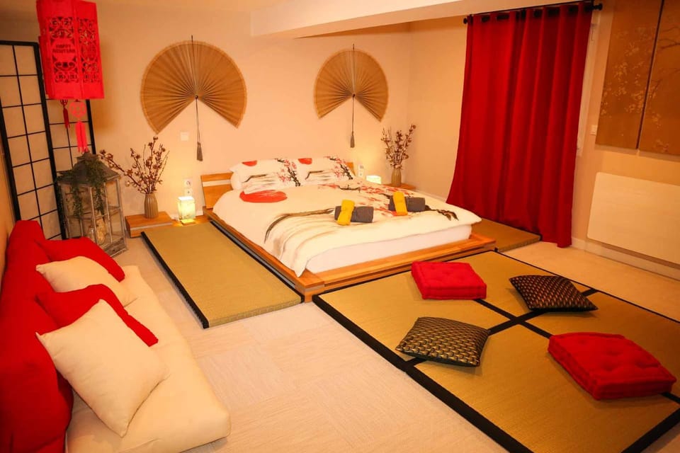 Le Jade Rouge - Love Gîte Japonais en Normandie House in Normandy
