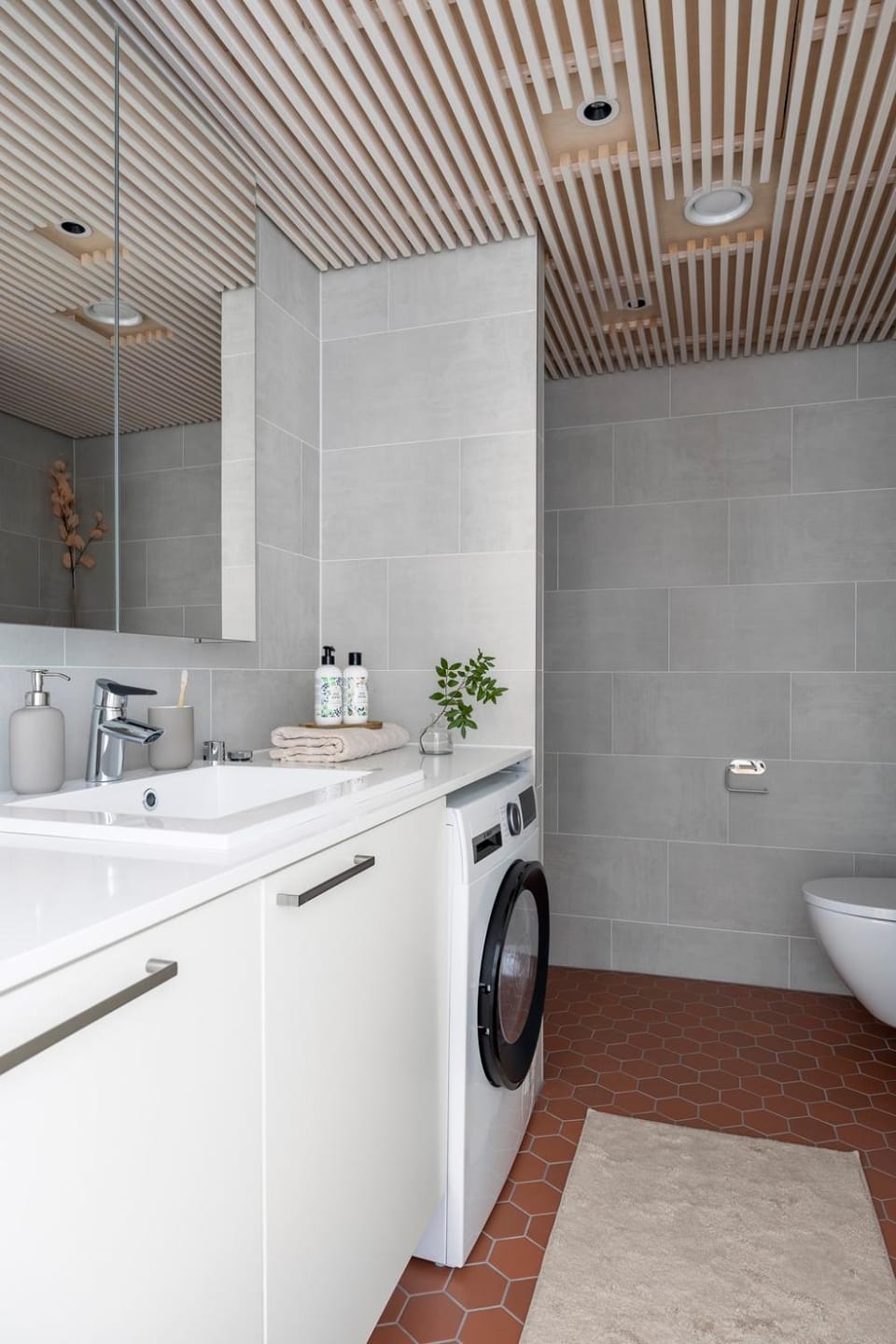 Toilet, Bathroom, washing machine