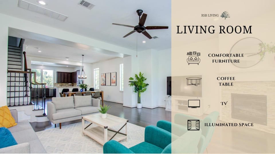 TV and multimedia, Living room, Seating area, fireplace