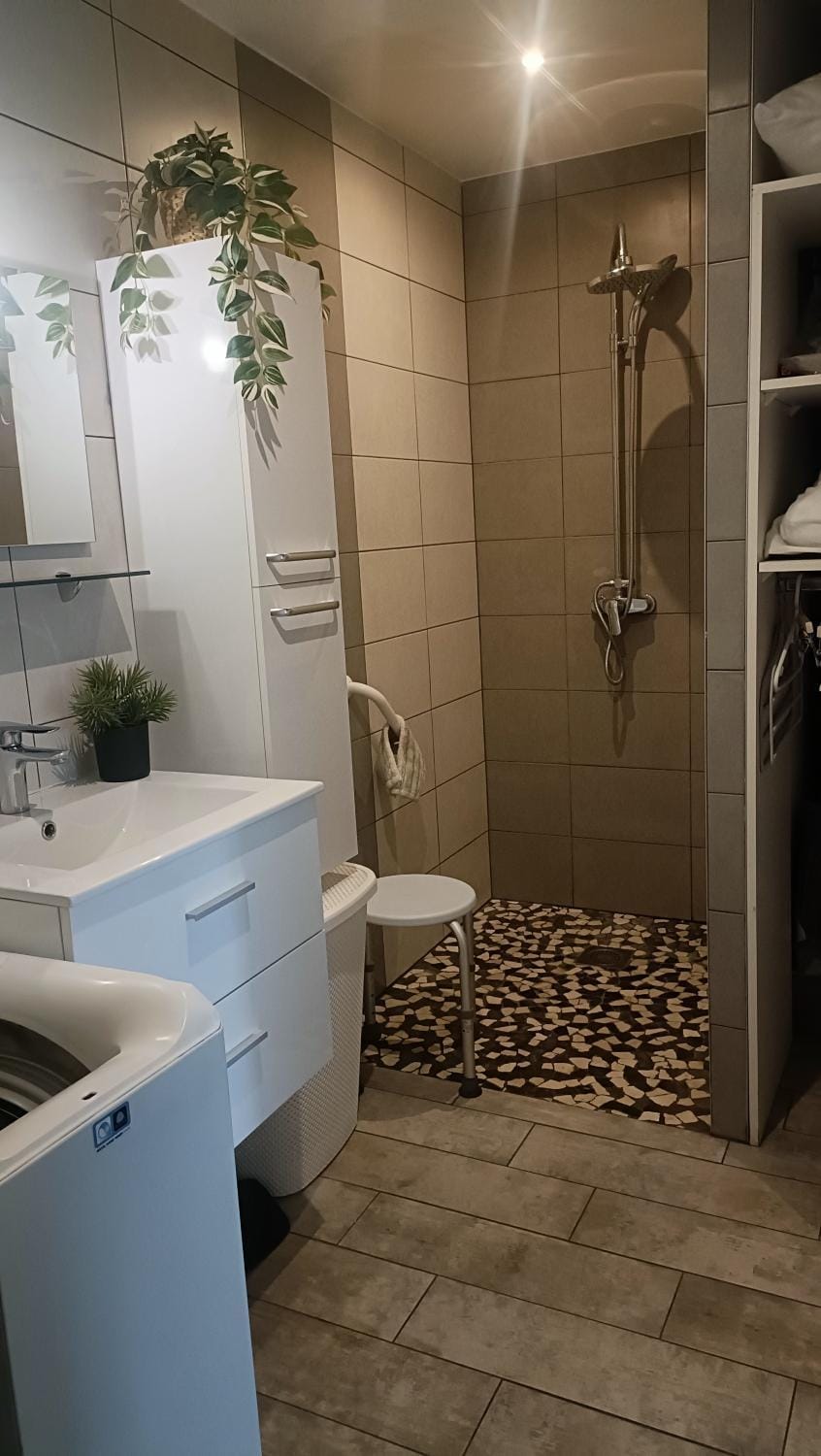 studio lumineux climatisé petit jardin et parking Apartment in Perpignan