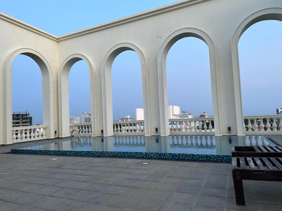 Day, View (from property/room), Balcony/Terrace, Pool view, Swimming pool