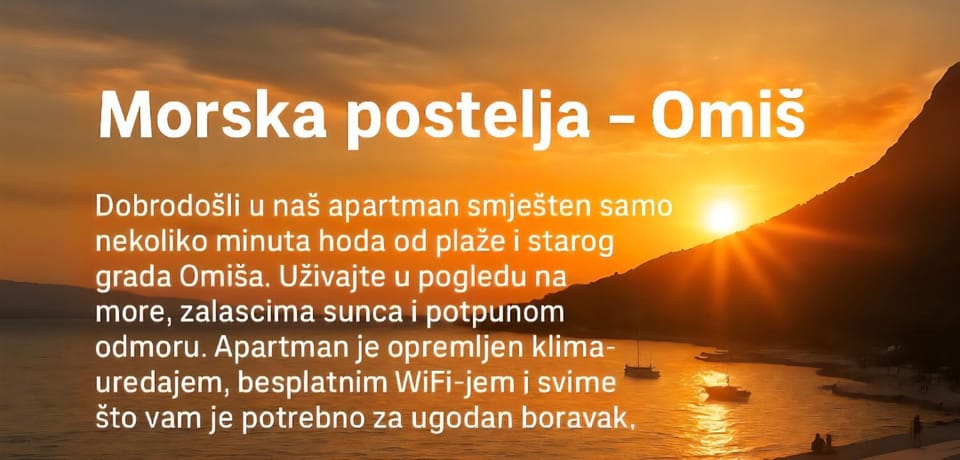 Morska postelja - Sea bed Apartment in Split-Dalmatia County