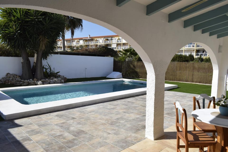 Patio, Pool view