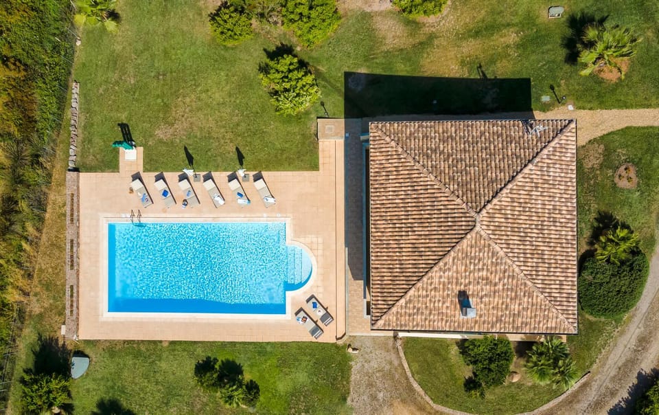 Bird's eye view, Pool view