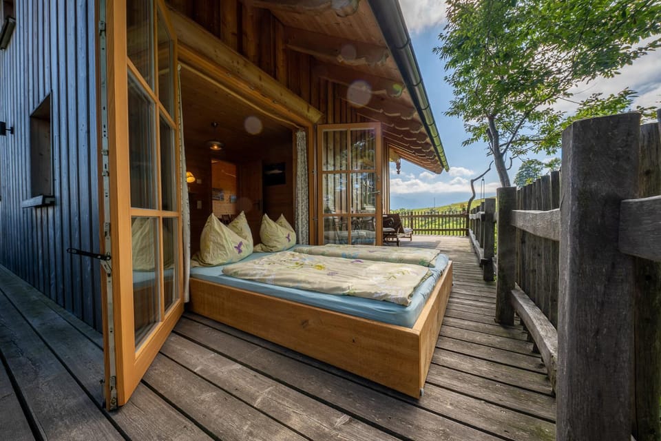Bed, Day, View (from property/room), Balcony/Terrace, Bedroom