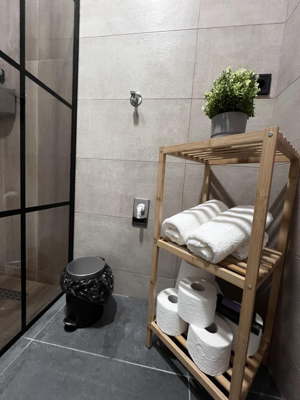 Bathroom, towels