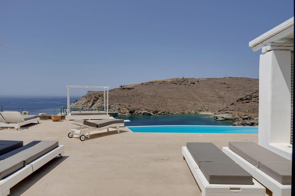 Property building, Living room, Swimming pool