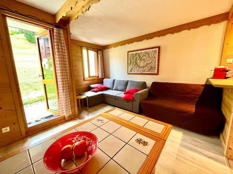 Superb studio Terrace Ski in Montchavin Apartment in Landry