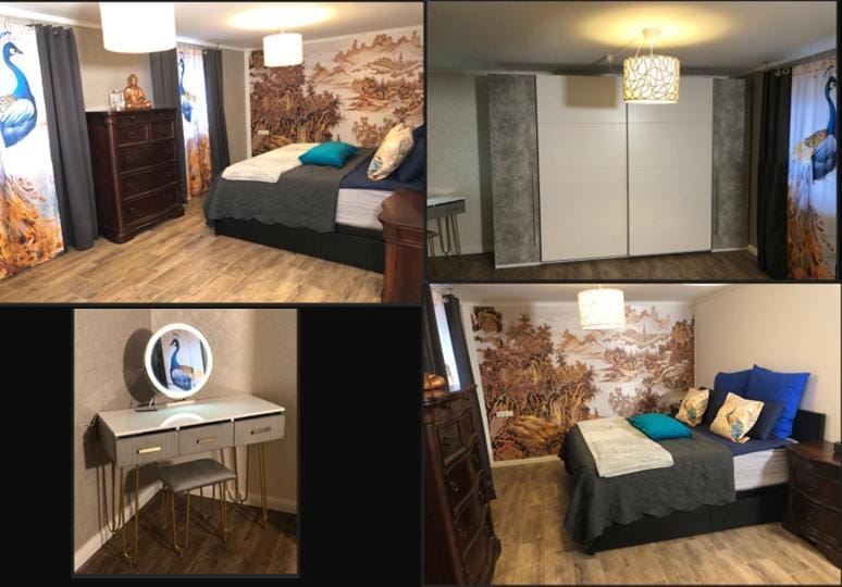 Bed, Photo of the whole room, Seating area, Bedroom, wardrobe