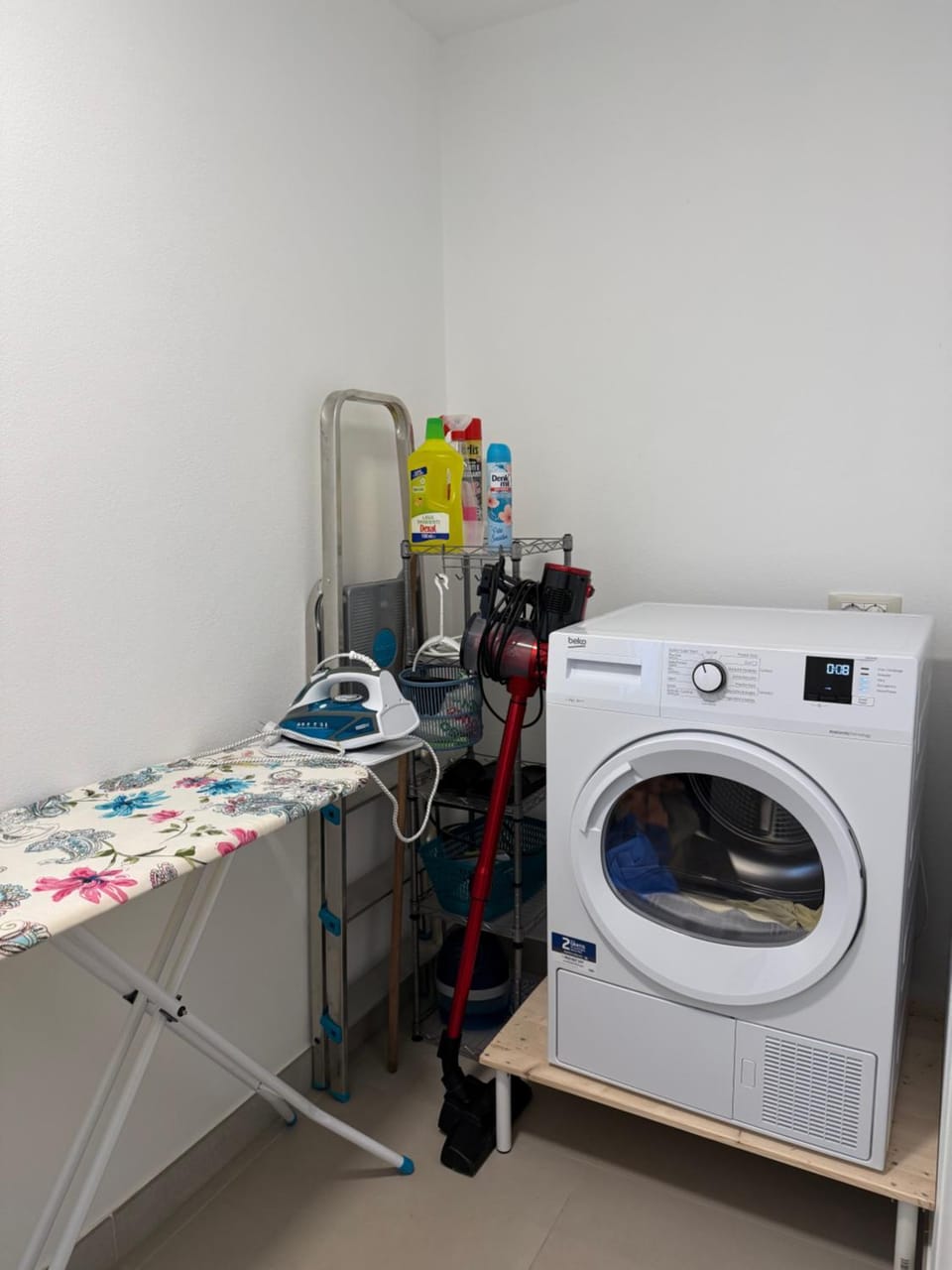 flat iron, laundry, dryer