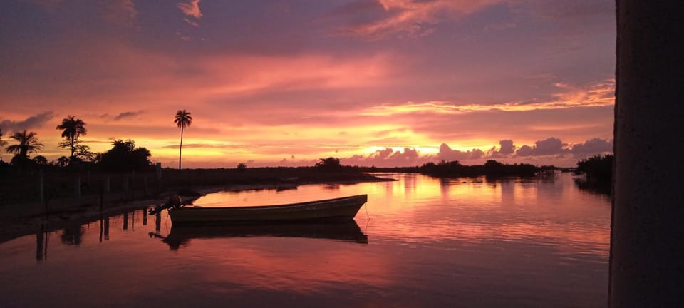 Natural landscape, River view, Sea view, Sunset