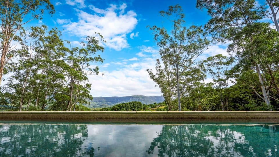 Spring, Day, Natural landscape, Mountain view, Swimming pool