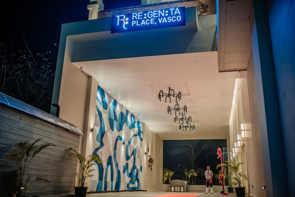 Property building, Night, Street view